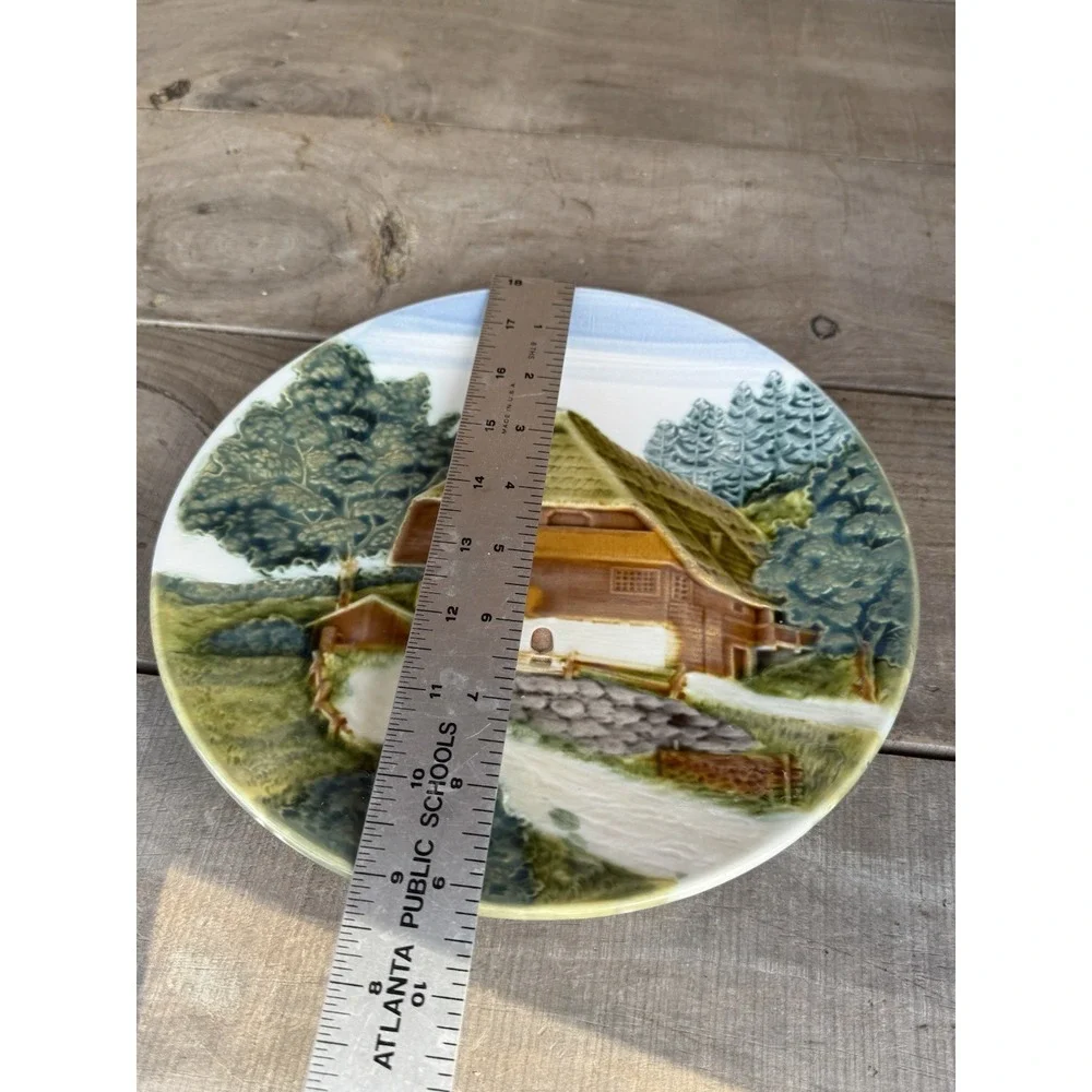 Decorative Plate Country Cottage Made in‎ Germany Ready to Hang 9